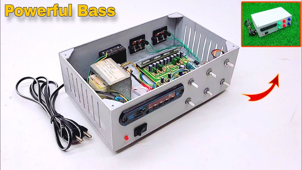 How to make 200W Amplifier with Volume, Bass & Treble