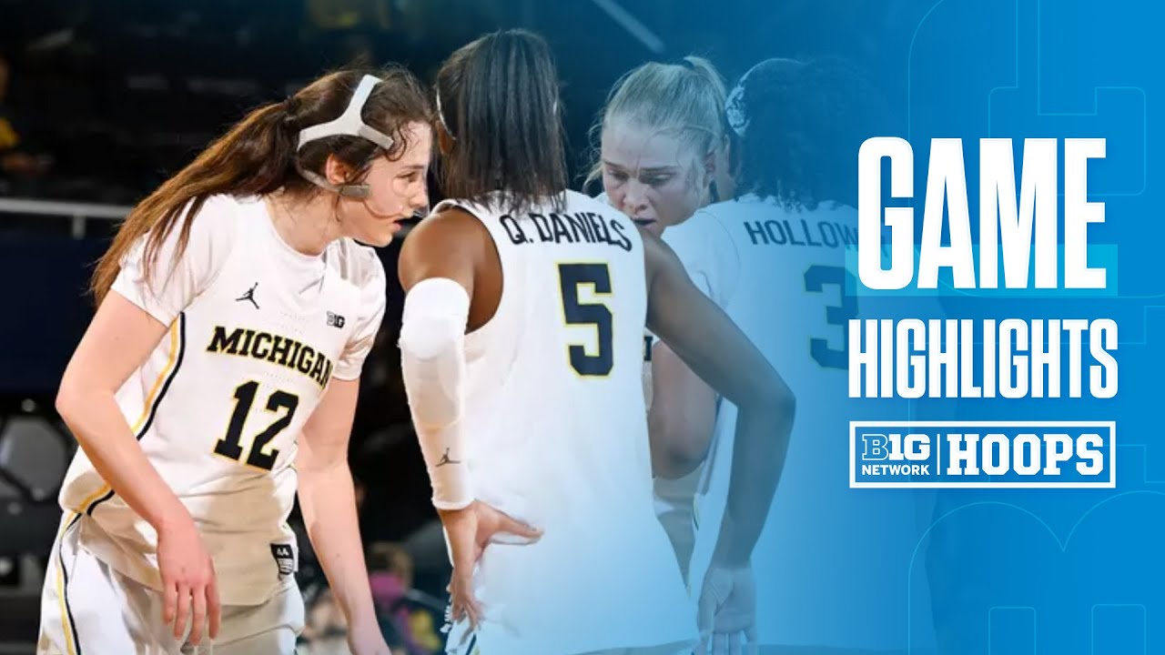 Nebraska at Michigan | HIGHLIGHTS | Big Ten Women's Basketball | 02/04/2026