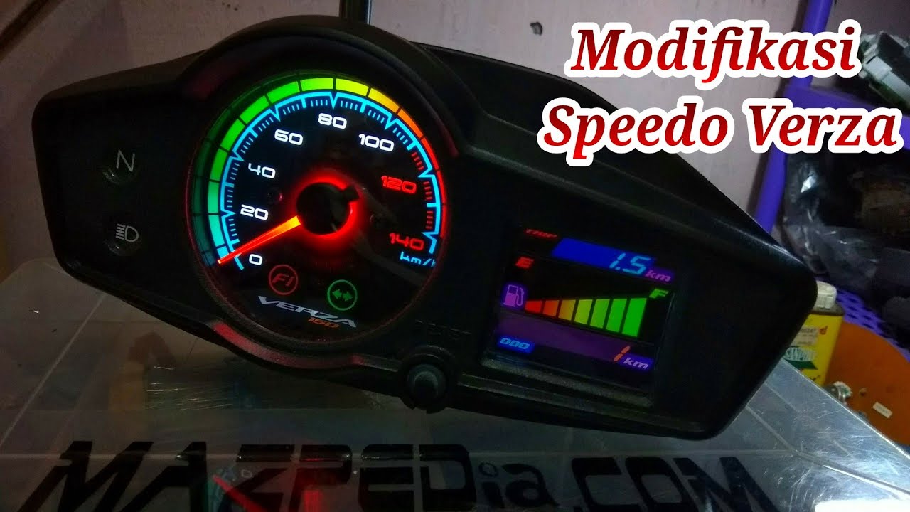 Modifikasi Speedometer Verza old Version