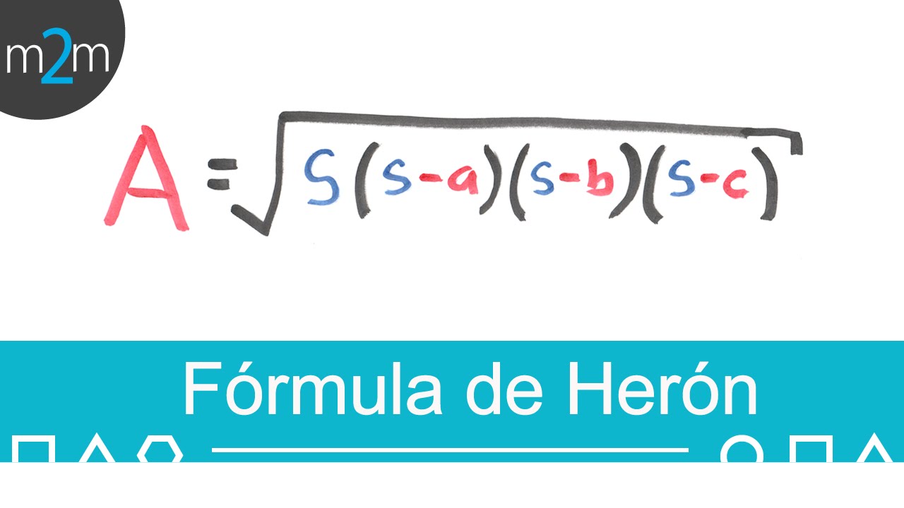 Fórmula de Herón │ejercicio 1