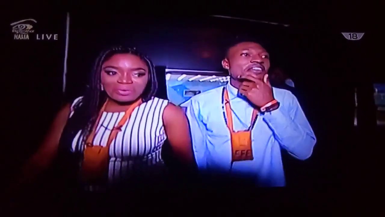 Efe and Bisola were astonished: See how they made their way to the stage