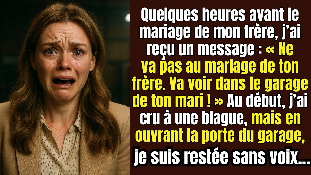« Regarde le garage de ton mari ! » Je croyais à une blague… mais je suis restée sans voix.