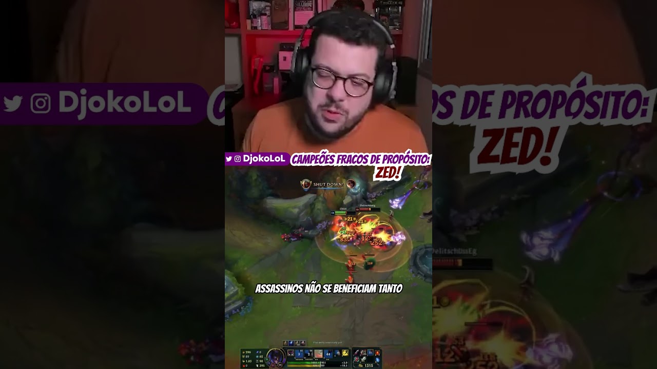 CAMPE&Otilde;ES FRACOS DE PROP&Oacute;SITO: ZED! 🗡️