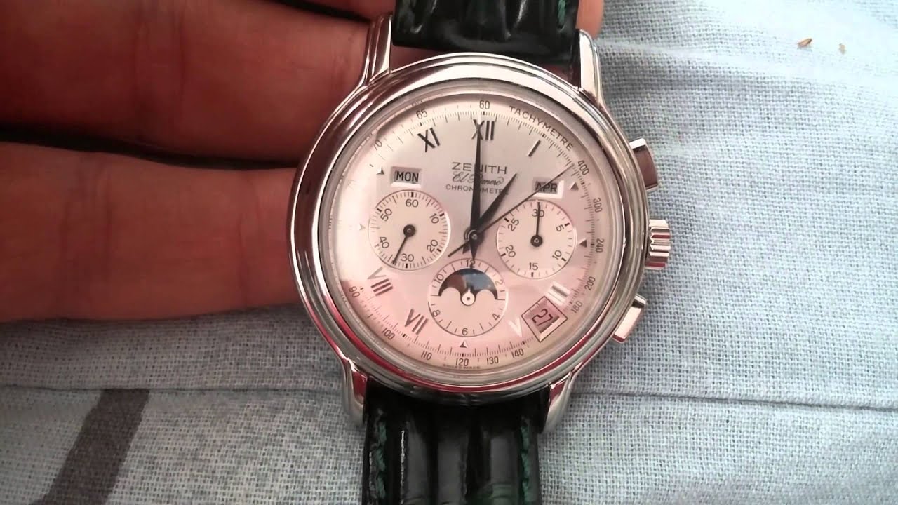Zenith El Primero Chronomaster Moonphase Cal.410 Z.