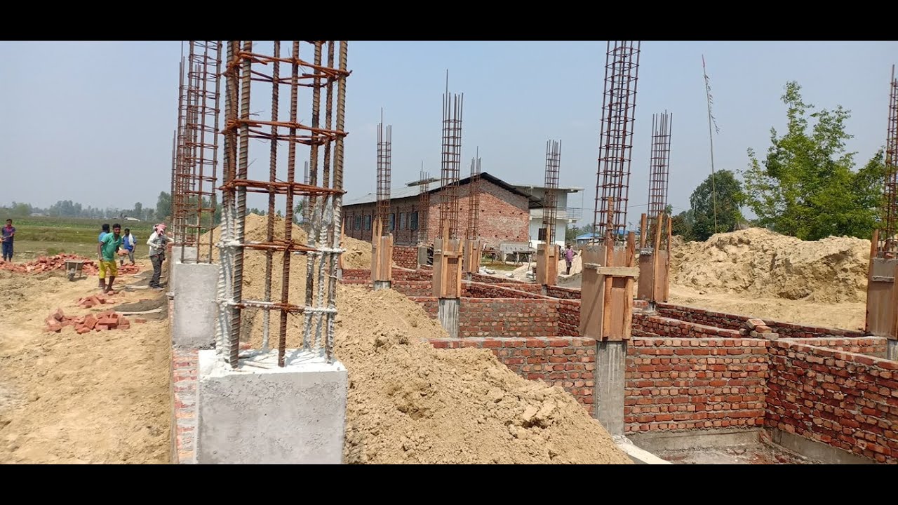 Step by step construction process of Residential Building/Home/House/ Villa with pictures