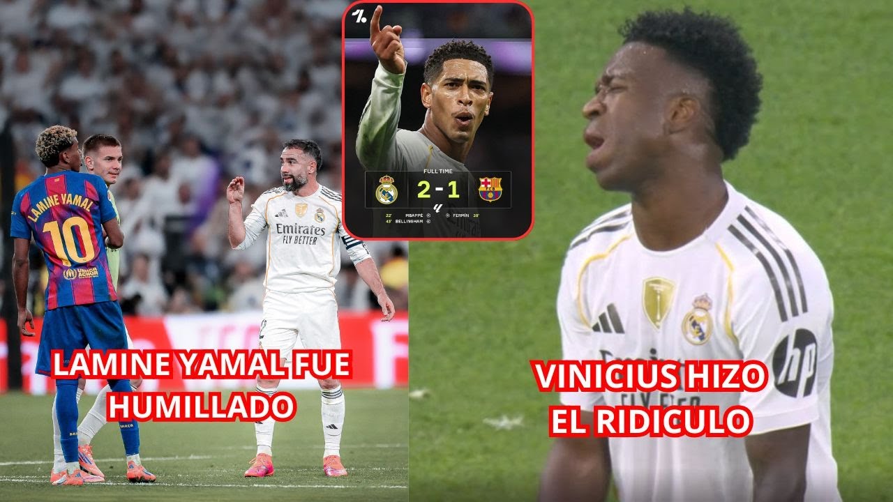 VINICIUS HACE EL RIDICULO Y LAMINE YAMAL SALE HUMILLADO