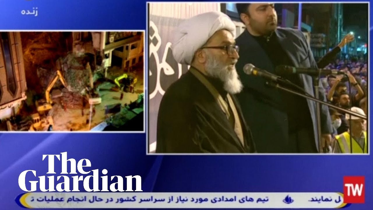 Protesters interrupt Iran government official live on air sparking clashes