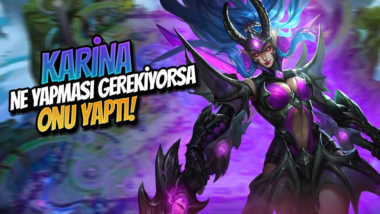 KARİNA NE YAPMASI GEREKİYORSA ONU YAPTI! - Mobile Legends