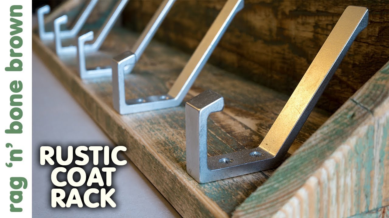 Making A Rustic Coat Rack With Shelf - Pallet Wood Project