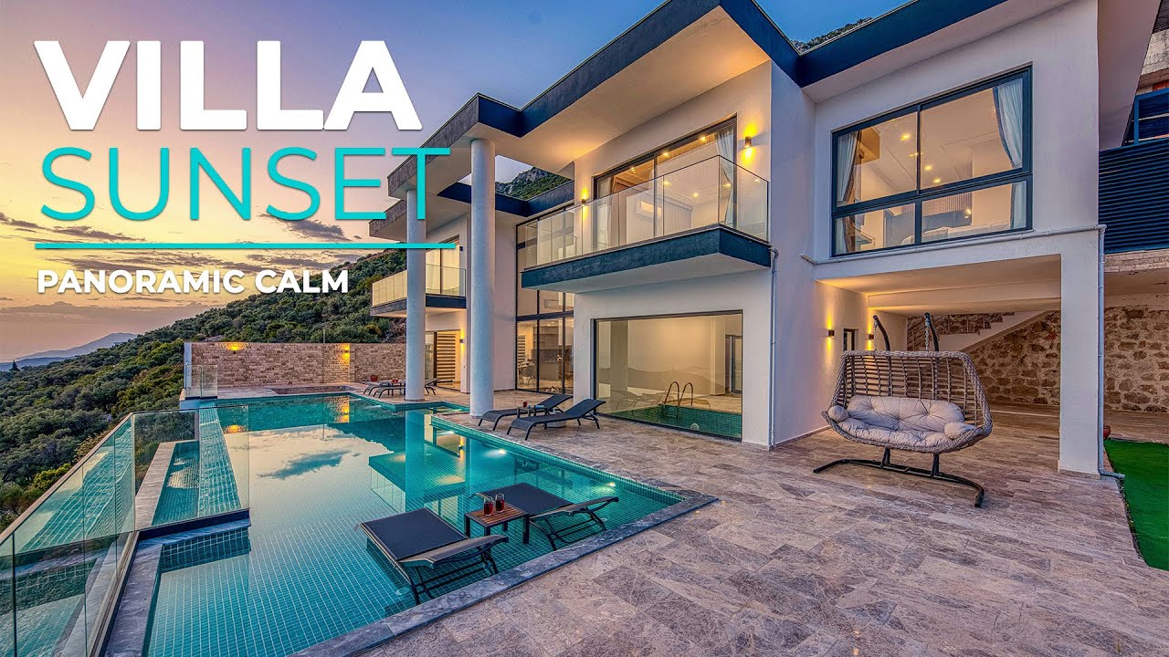 Luxury Villa at Dusk • Sentimental Acoustic Escape with Nature Sounds