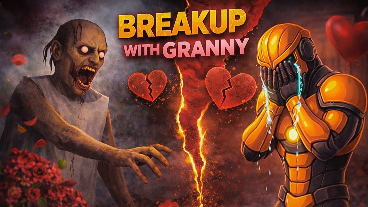 Break up with granny 💔 on valentines day 💐 | door escape !! | Granny Chp 1