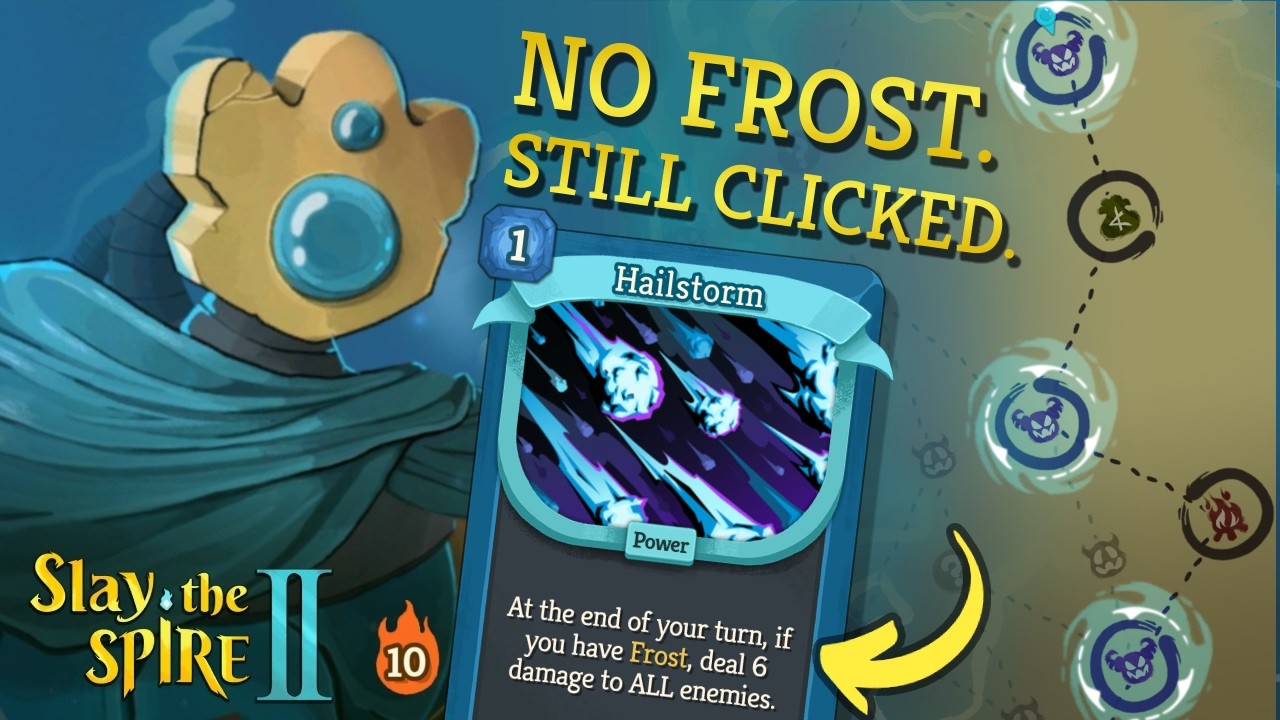 I picked Hailstorm on floor 1 and it carried?? | Ascension 10 Defect | Slay the Spire 2