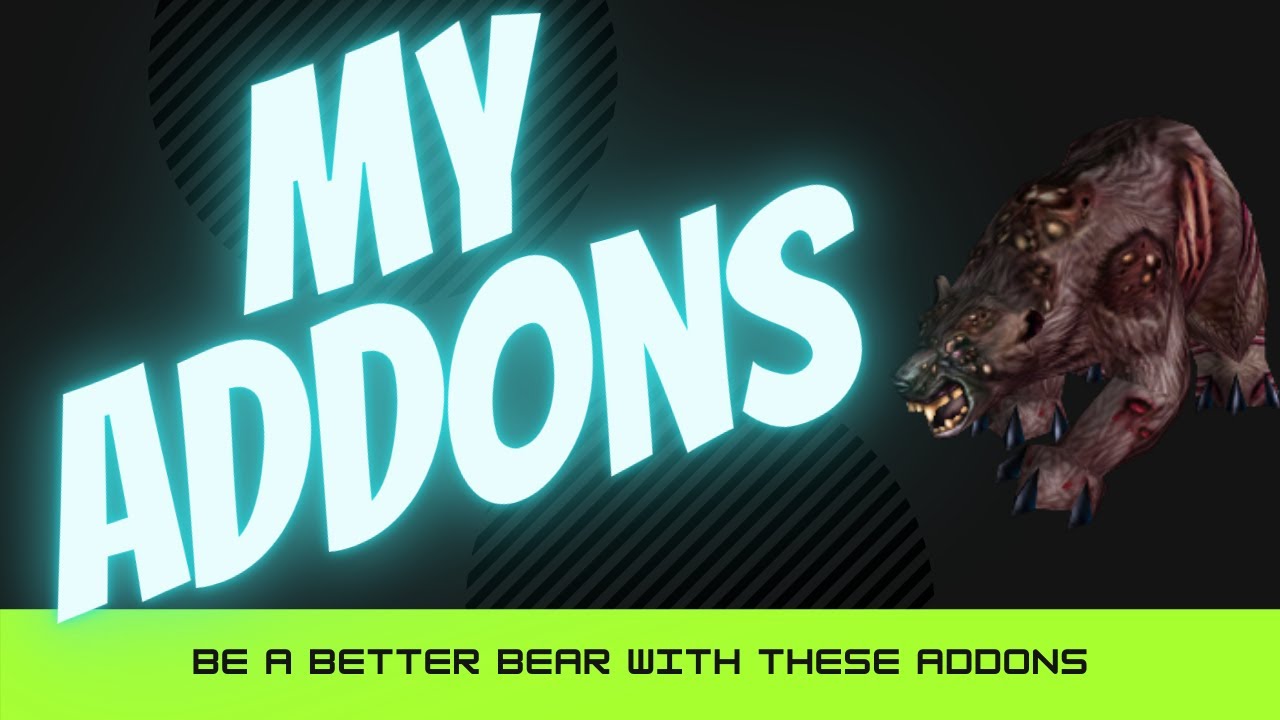 Bear Tanking addons I recommend!