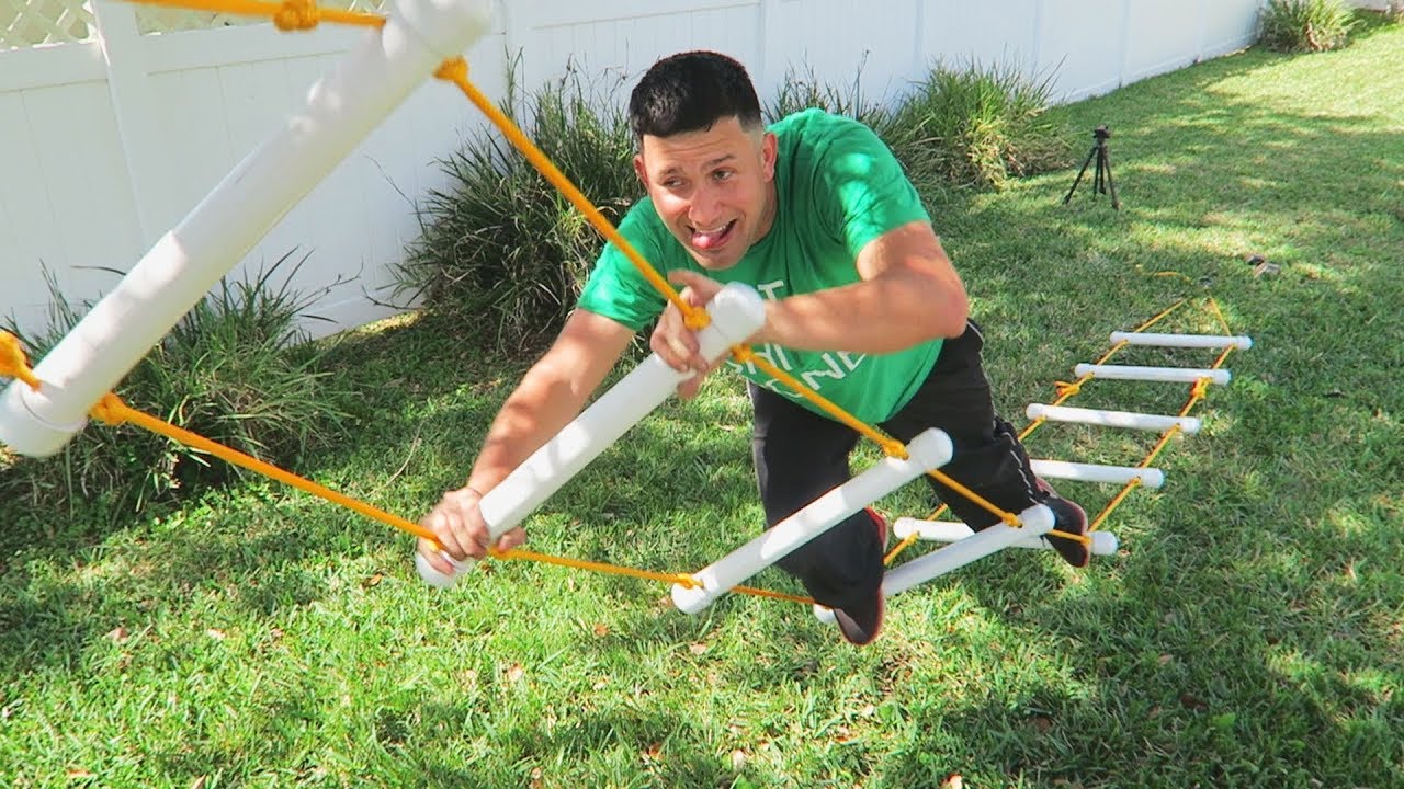 Homemade Ladder Climb Carnival Game!
