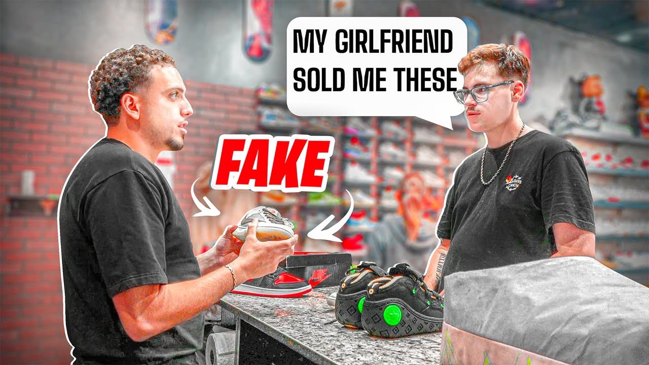 GIRLFRIEND SOLD HIM FAKE SNEAKERS FOR $2,500!!! (EXPOSED)