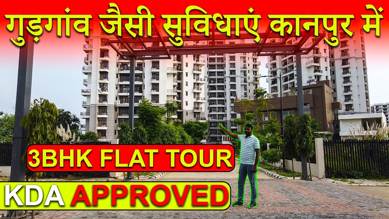 3BHK New apartments for sale in Kanpur at Gulmohar Greens with RERA Approved Gated Township