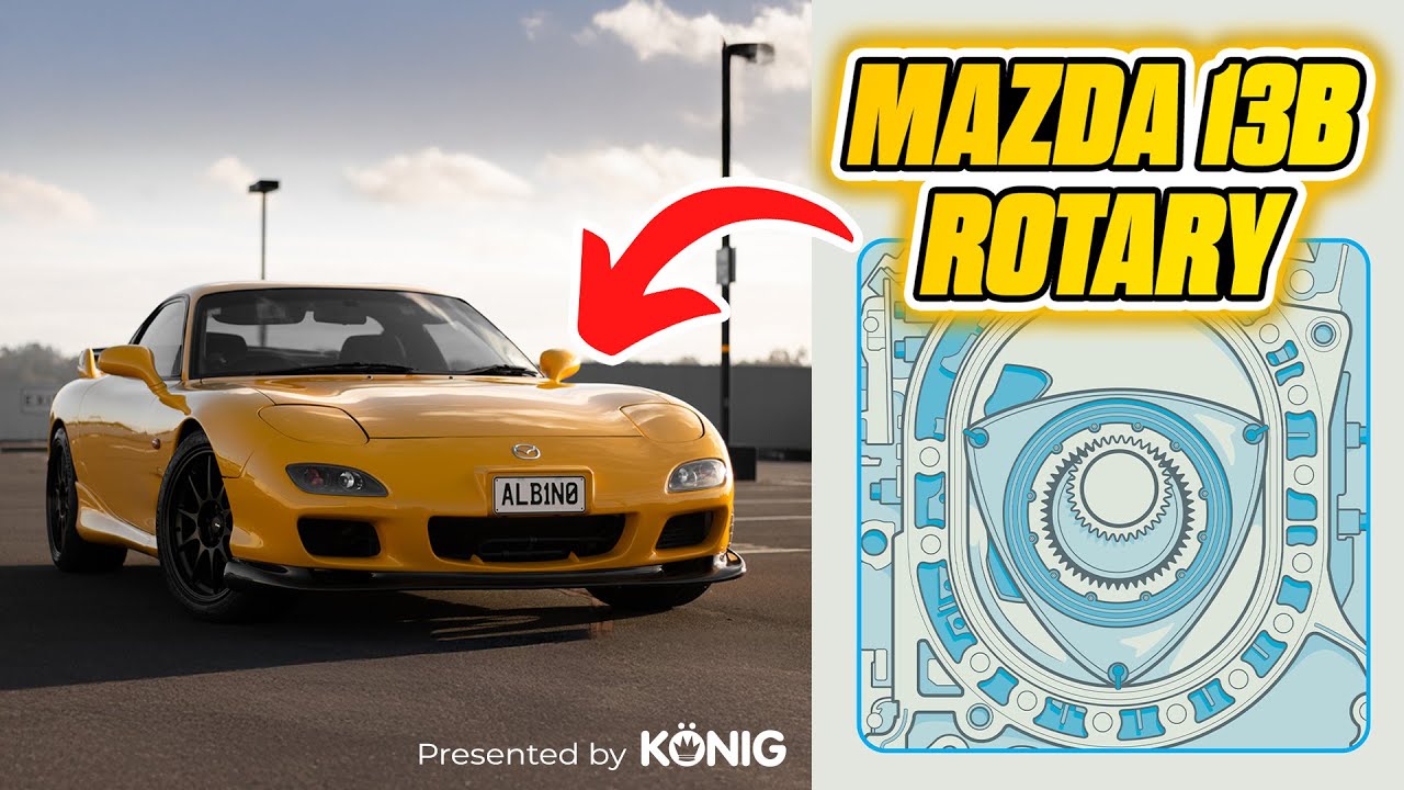 Внутри Mazda 13B: роторный двигатель | Анатомия двигателя