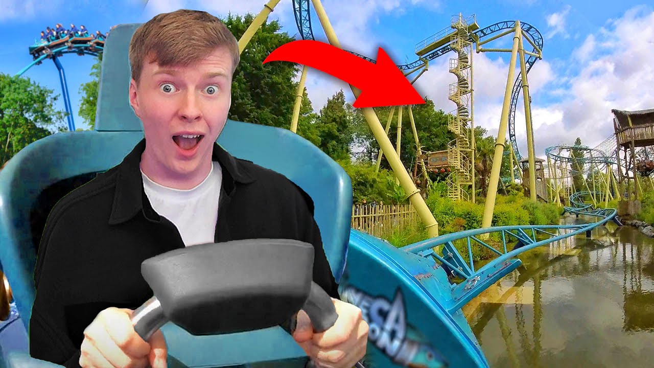 Riding the NEWEST Roller Coaster in Belgium!!