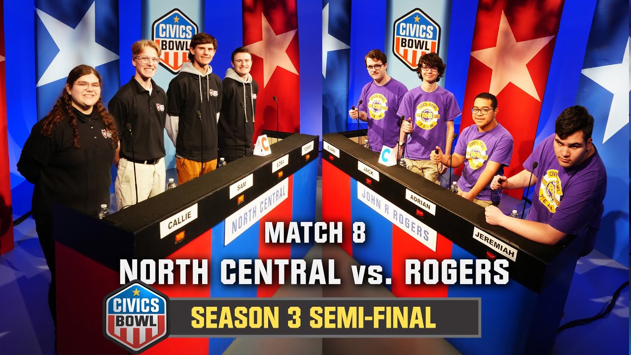 Civics Bowl | 2024 Semi-Final #2 | North Central vs. Rogers | KSPS PBS
