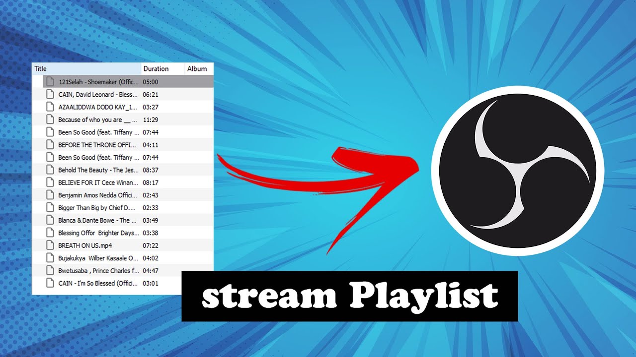 КАК ДОБАВИТЬ ВИДЕО ПЛЕЙЛИСТ В OBS STUDIO