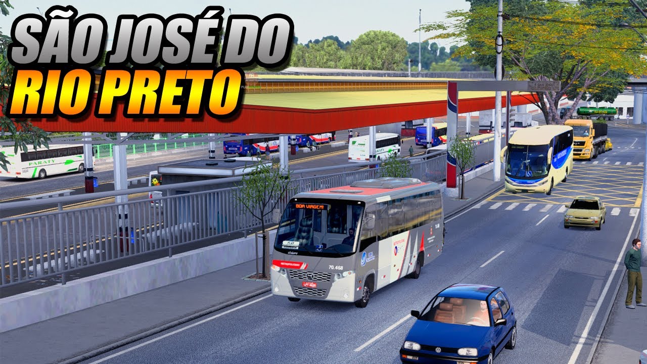 TRAJETO URBANO NA CIDADE REALISTA DE SÃO JOSÉ DO RIO PRETO !! EURO TRUCK SIMULATOR 2 MOD BUS - G920