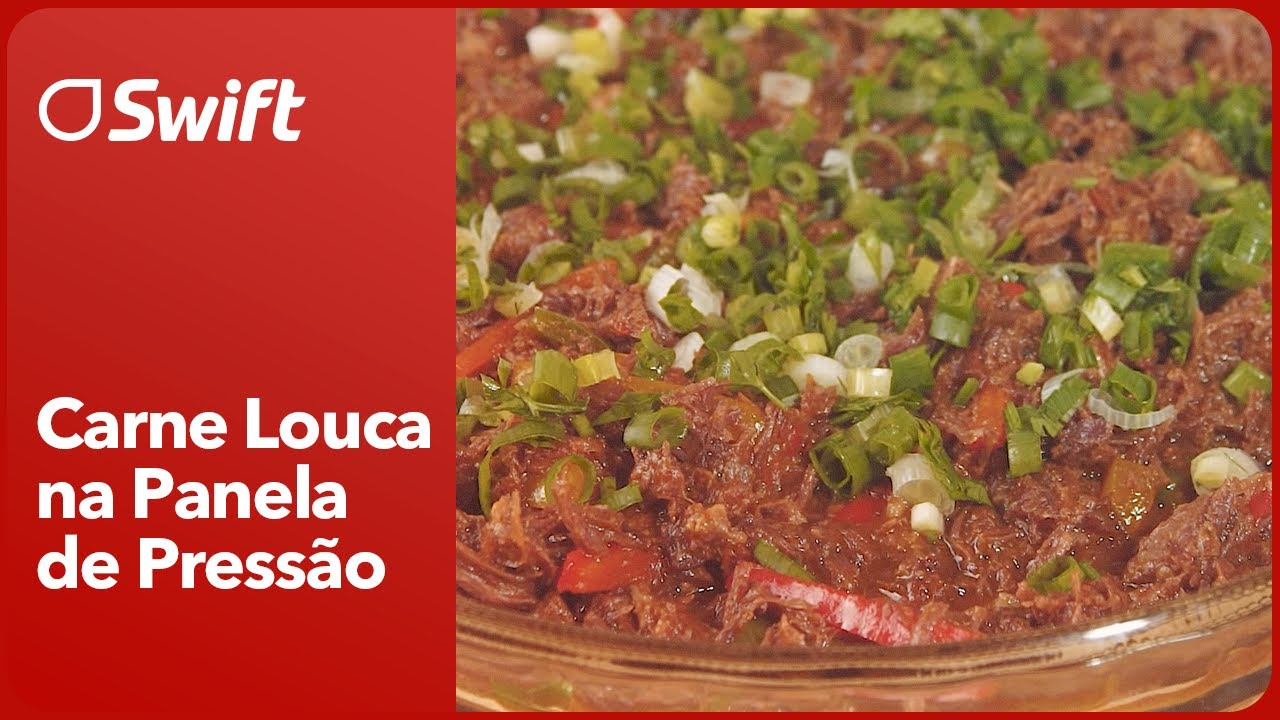 CARNE LOUCA NA PANELA DE PRESSÃO | Receitas na Pressão | Swift