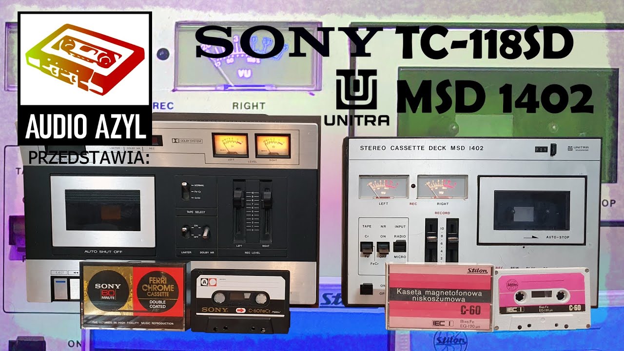 UNITRA MAGMOR MSD 1402 i SONY TC-118SD: Audio Azyl #85