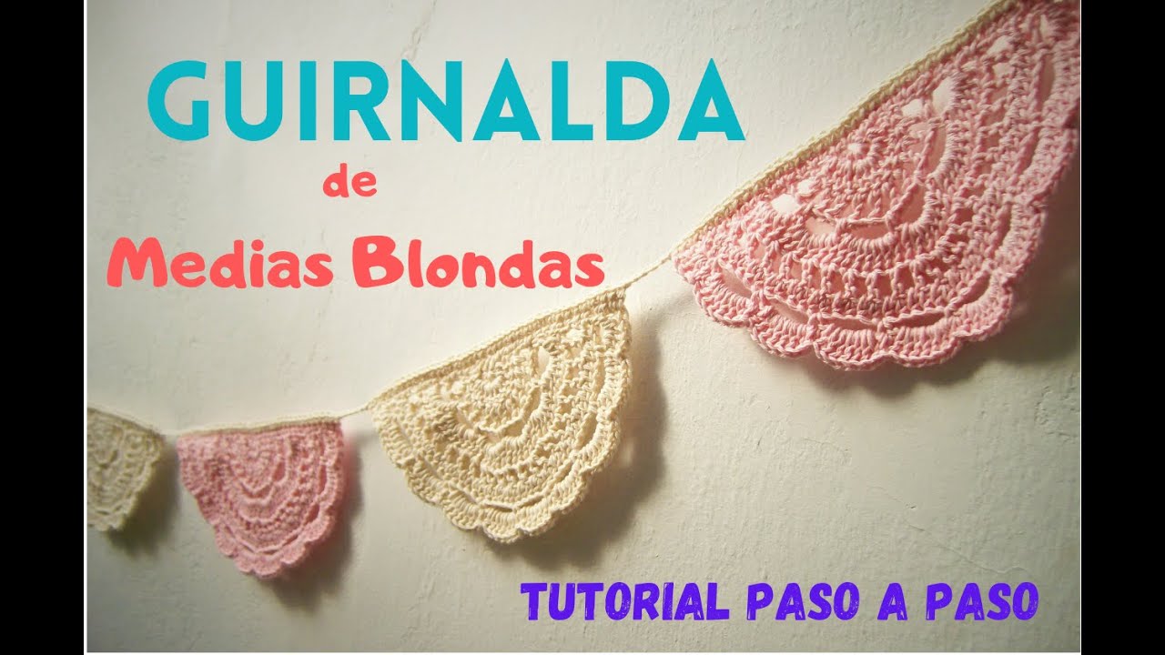 GUIRNALDA DE MEDIAS BLONDAS