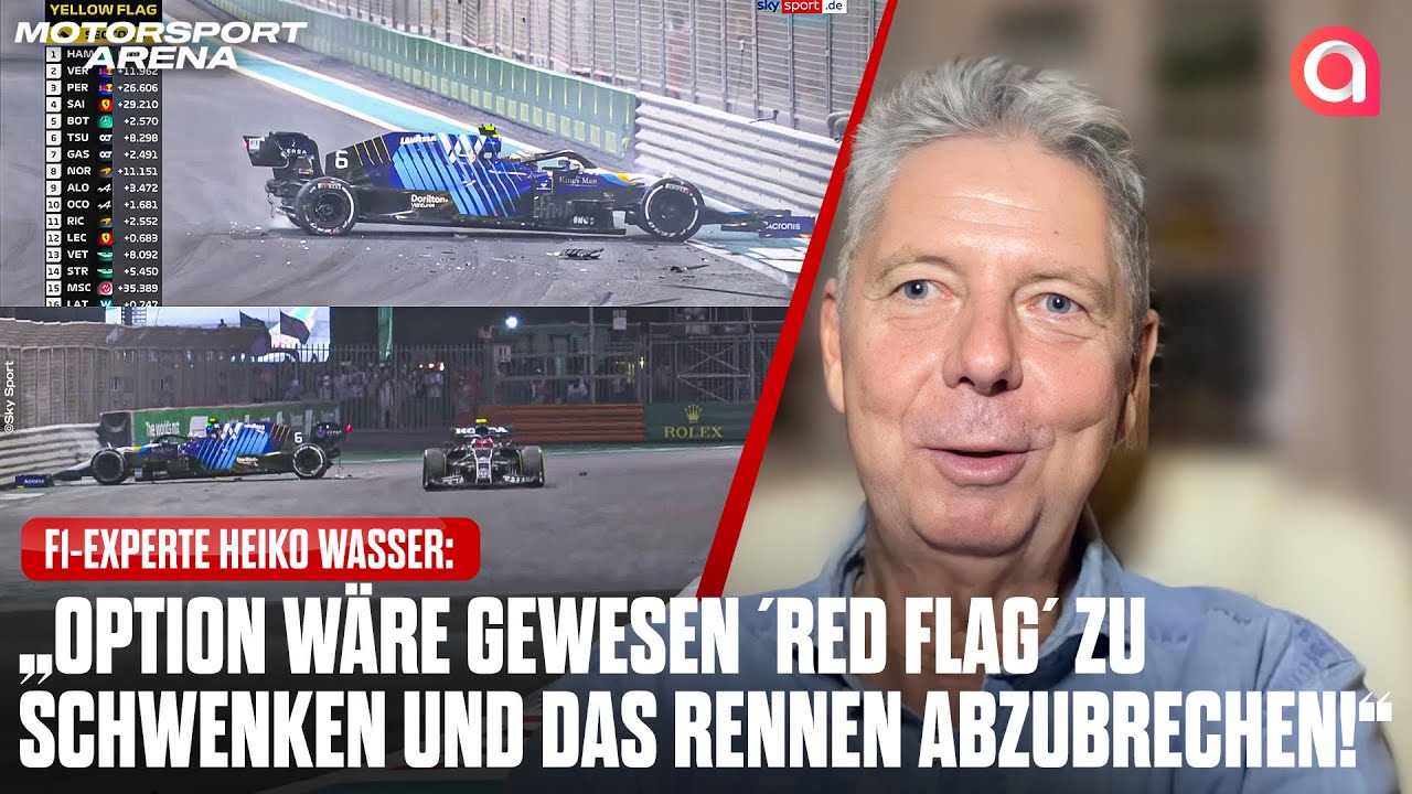 F1-Experte Heiko Wasser: &bdquo;Option w&auml;re gewesen &acute;Red Flag&acute; zu schwenken und das Rennen abzubrechen!&ldquo;