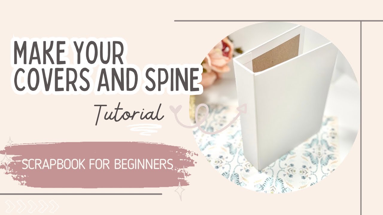 How to make the Covers and spine for your scrapbook albums.