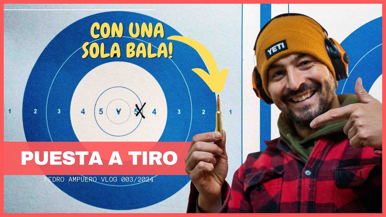 Con UNA Bala SOLO! Como poner a tiro el rifle desde cero.