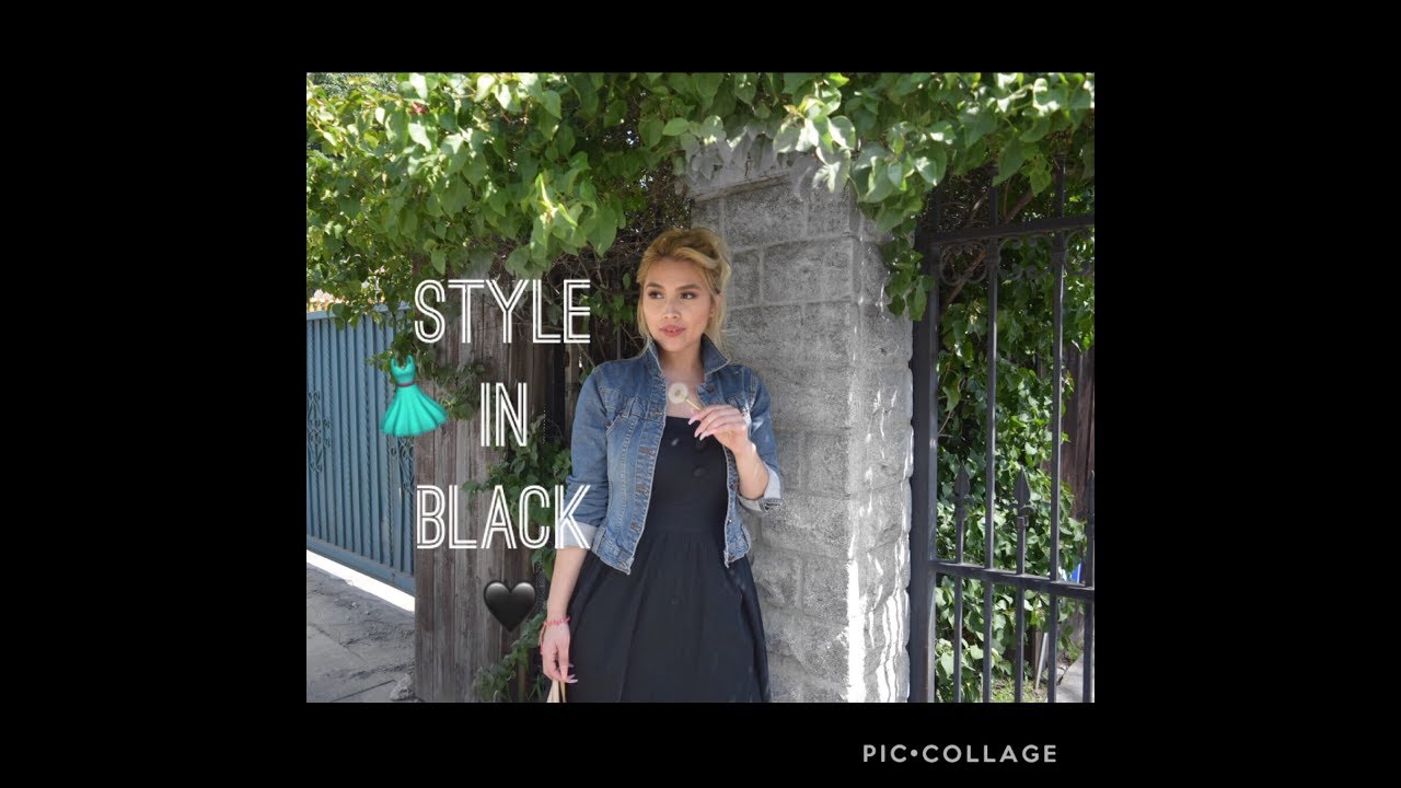 HOW TO STYLE A BLACK FLOWY DRESS (CASUAL/DRESSY) ♡