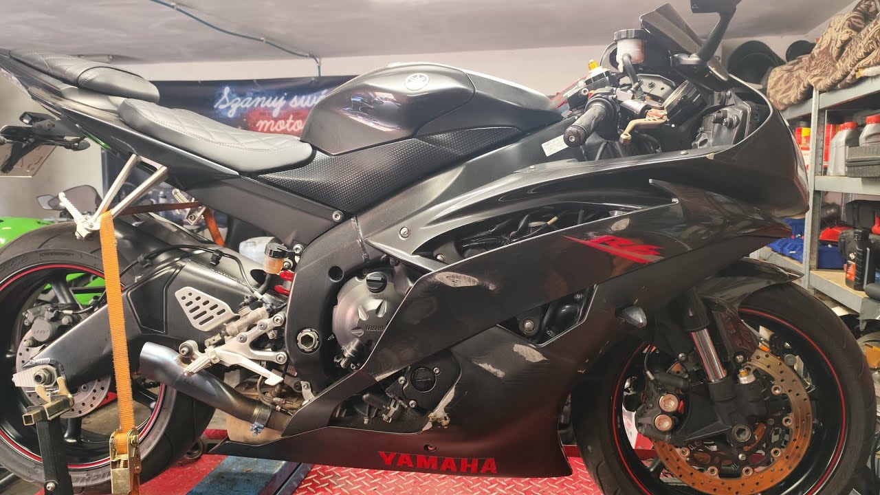 Yamaha R6 przegląd silnika oraz sporo inwestycji.