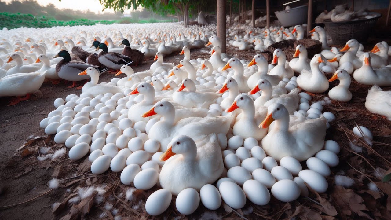 Farm Raise Ducks Laying Build Cleanest and Best Neatest - Soson Farm