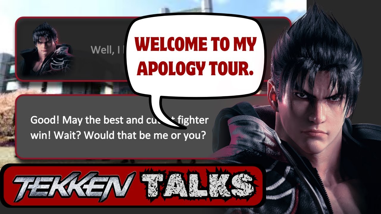 TEKKEN TALKS | Jin Kazama apologizing to the entire TEKKEN Cast