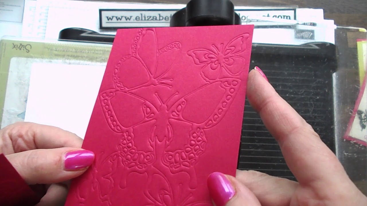 Big Shot Embossing Mats Demonstration