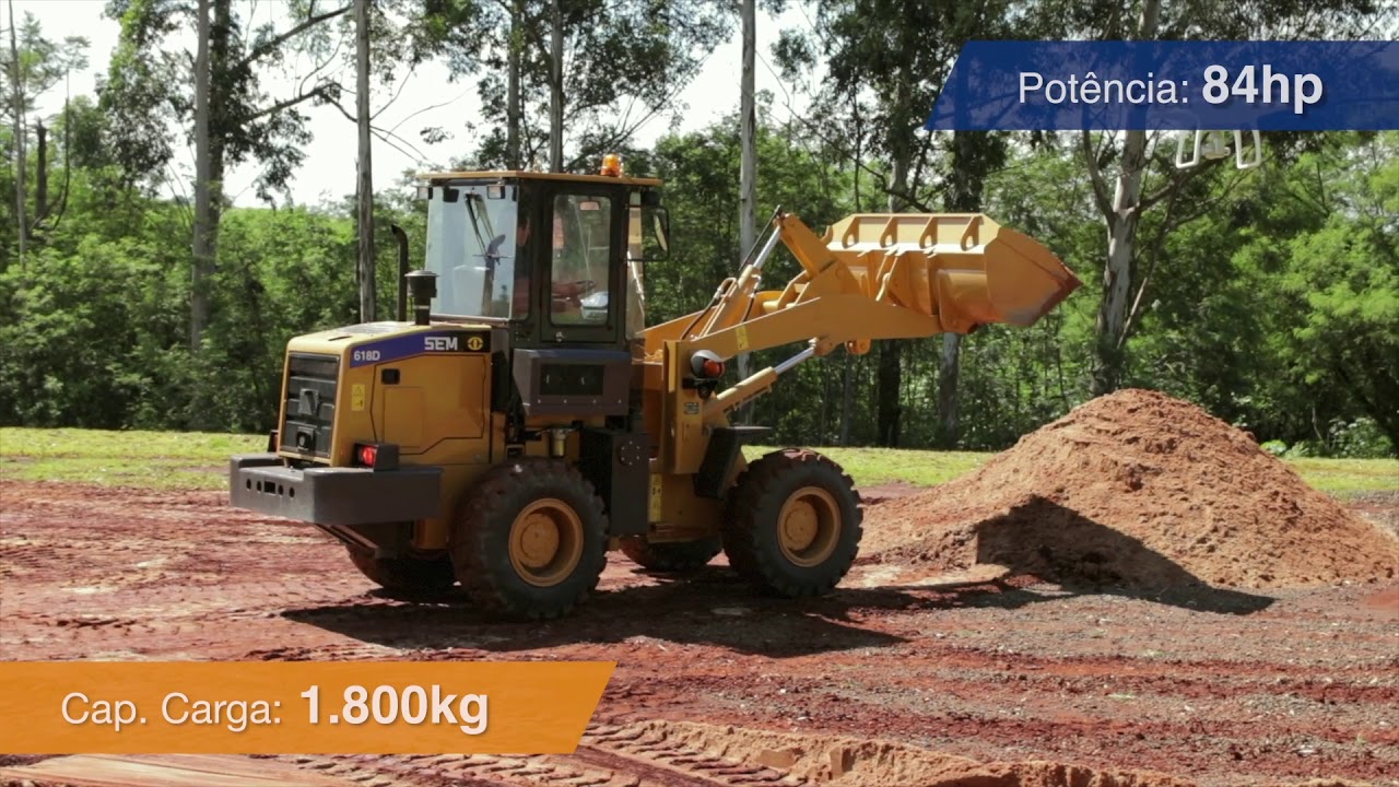 SEM618D Wheel Loader Walk Around Video in Brazil