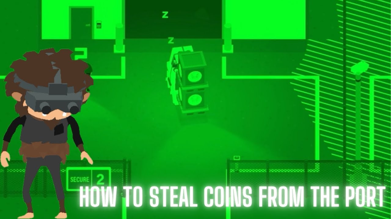 How to steal Coin Crates from the Port in Sneaky Sasquatch- #applearcade