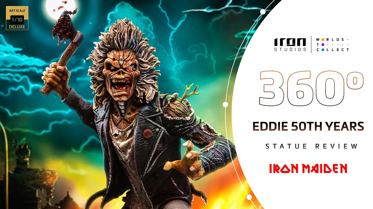 Eddie 50th Years - Iron Maiden - Deluxe Art Scale 1/10