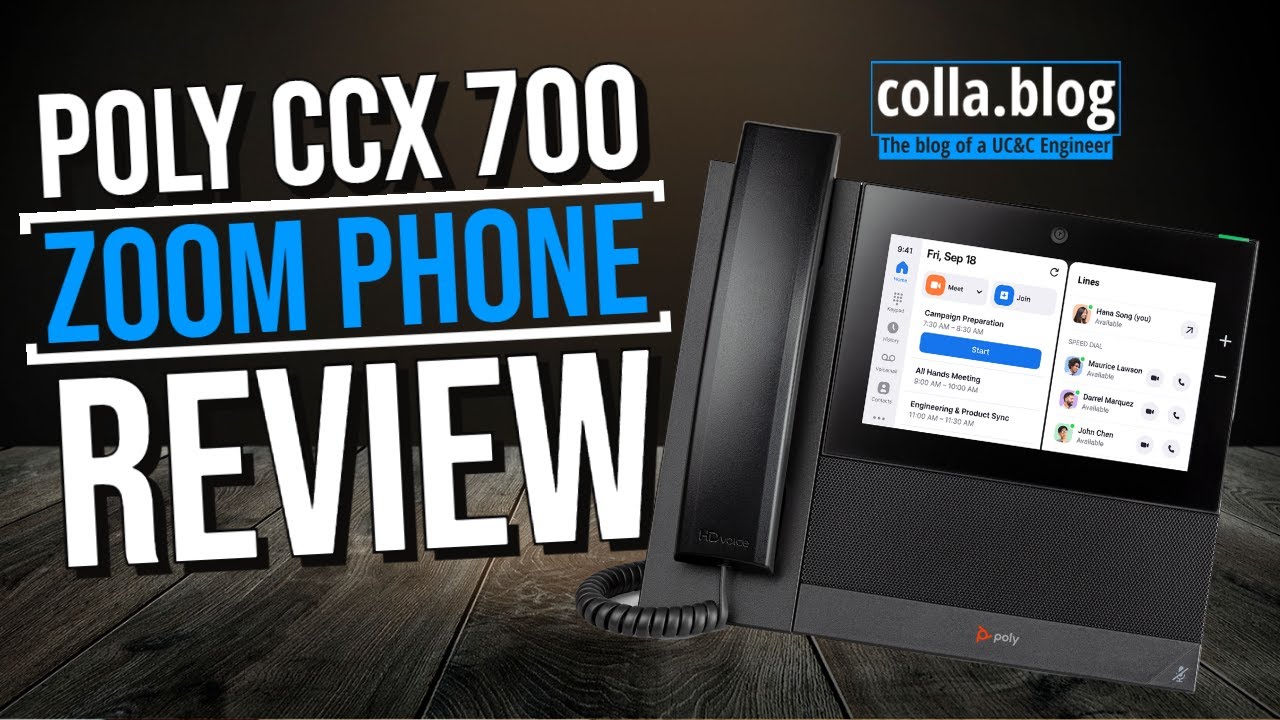 Poly CCX 700 Zoom Phone Review