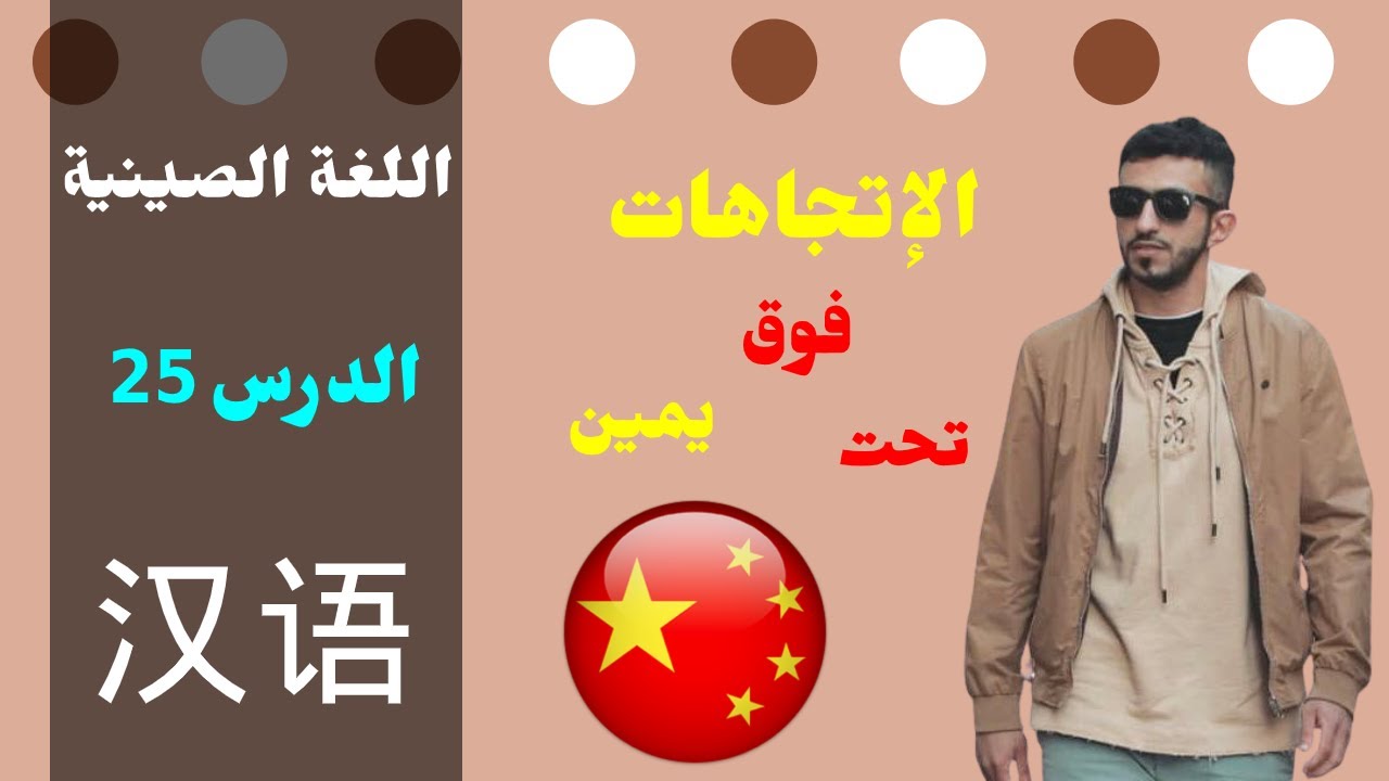 الإتجاهات في اللغة الصينية، الدرس 25 من سلسلة تعلم اللغة الصينية  chinese