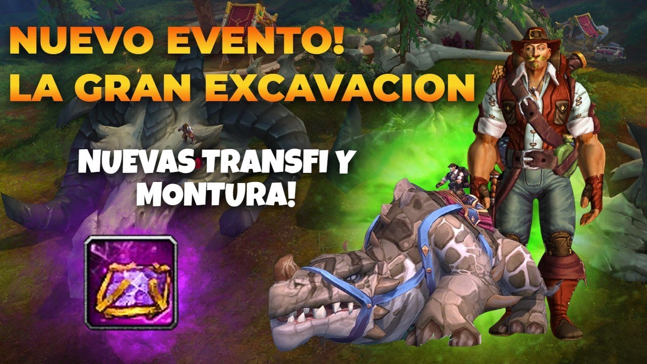 LA GRAN EXCAVACION!⚒️ NUEVO EVENTO PARCHE 10.2.5!🐉 TIPS E INFORMACION