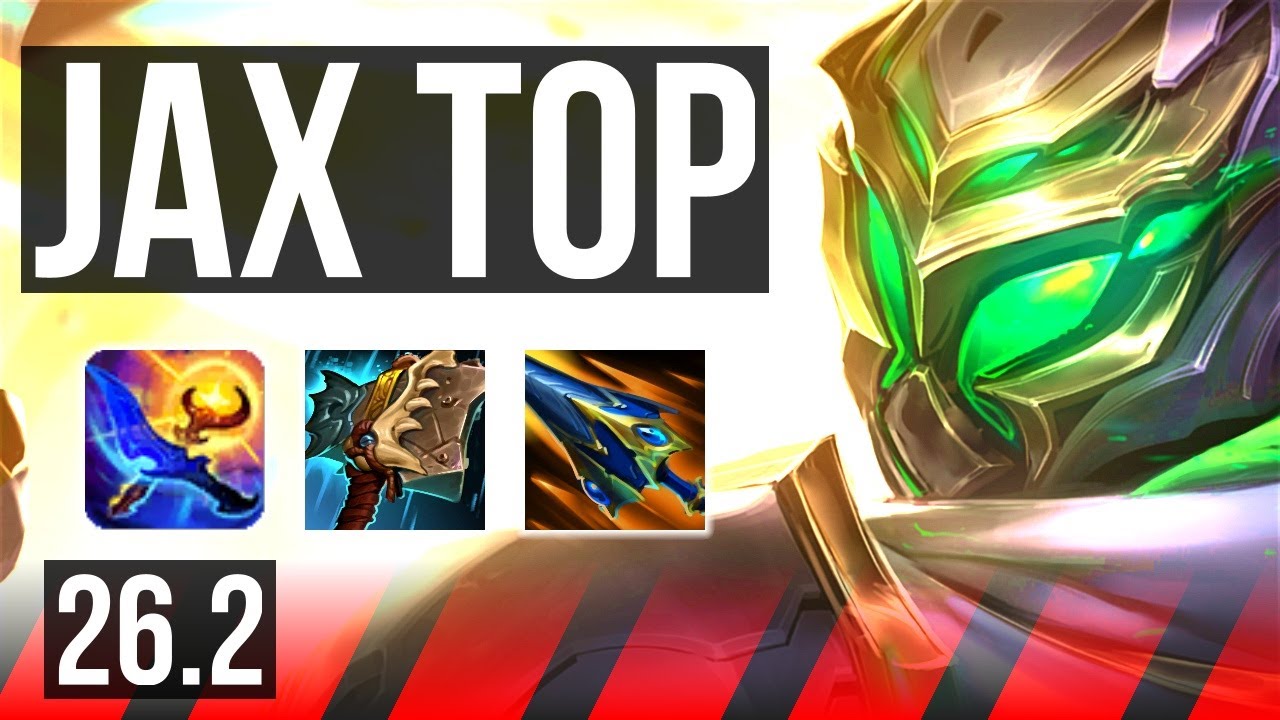 JAX vs GAREN (TOP) | 52K damage | KR Master | 26.2