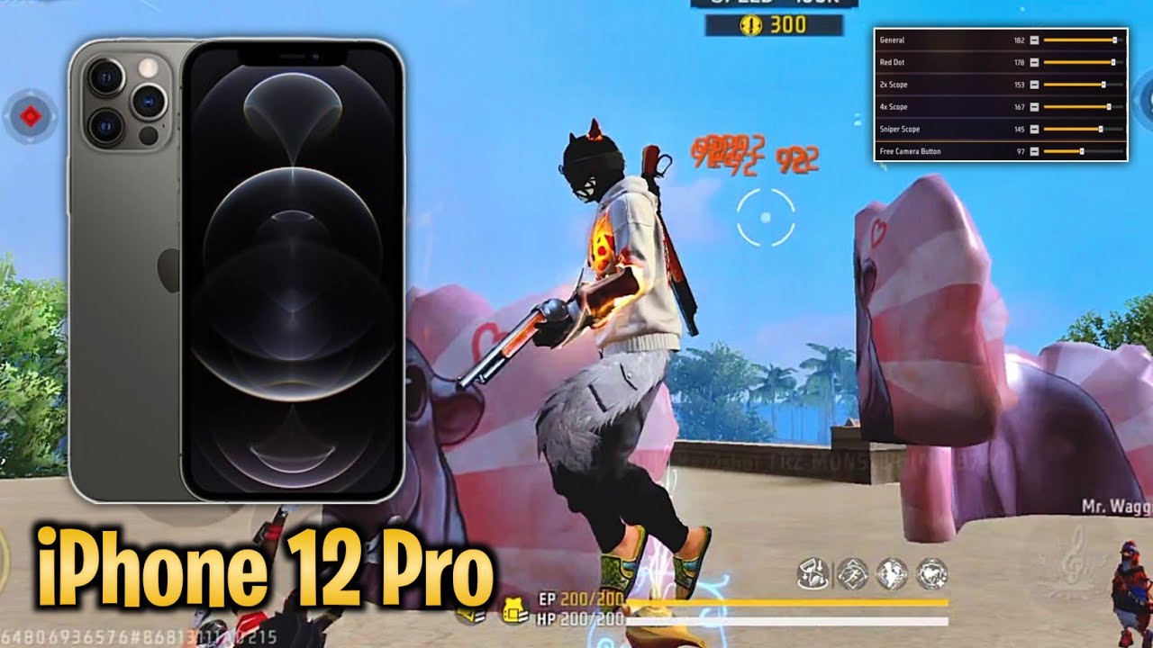 iPhone 12 Pro Free fire Headshot Settings 2026 🔥| iPhone 12 Pro Free fire Sensitivity Setting