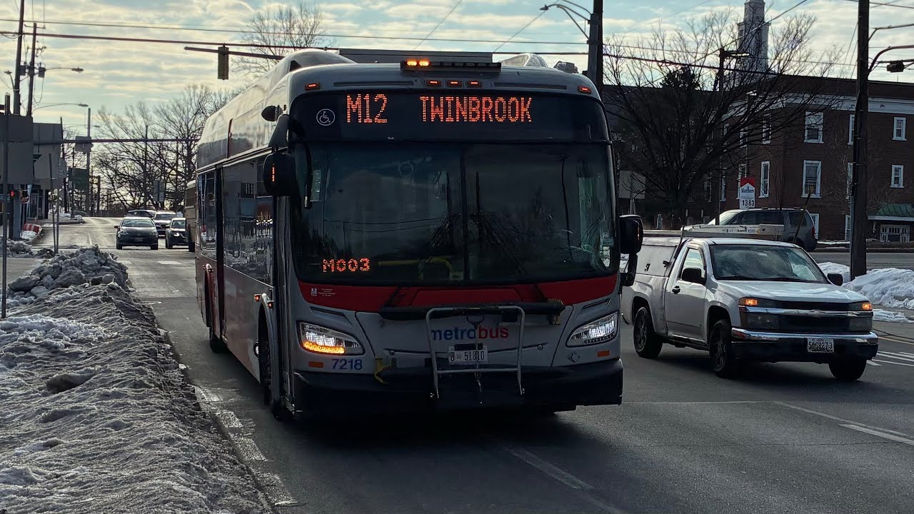 WMATA Metrobus 2012 New Flyer Xcelsior XDE40 #7218 on Route M12