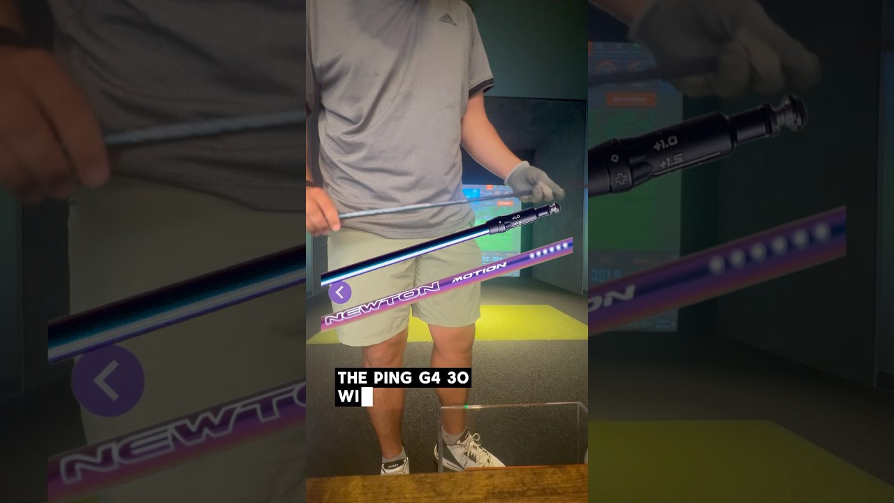 +3 Handicap trying the most used shaft on the Senior Tour. (Newton Golf 6 Dot. Ping G430