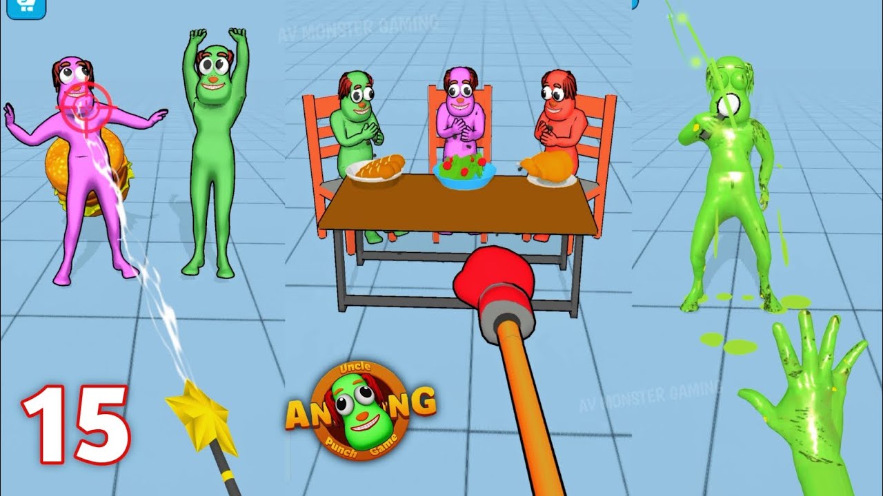 Annoying Uncle Punch Game - GameplayWalkthrough Part 15 All Levels (Android)