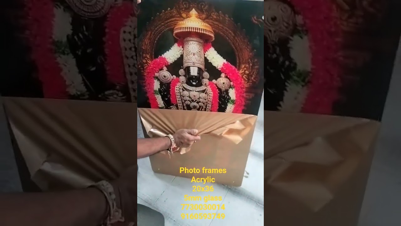 #acrylic photo frames #sri #Venkateswara Swamy #balaji #tirupati #tample #9160593749 #7730030014