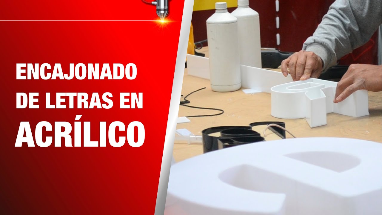 Encajonado de Letras en Acrílico