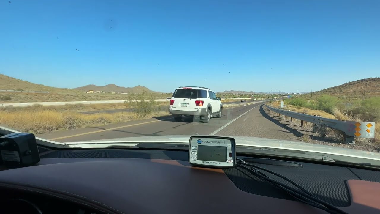 How to beat a police radar speeding ticket from a hidden roadway on-ramp position
